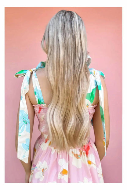 Pretty Tiered Floral Maxi Dress