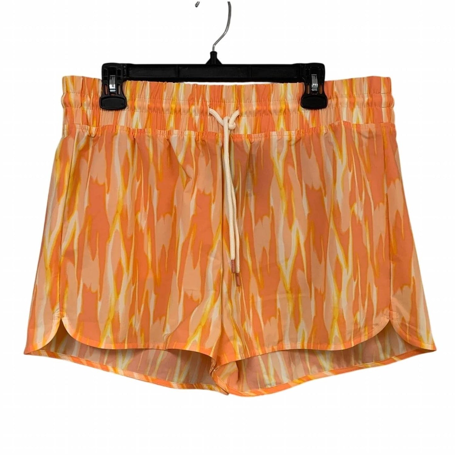 Women's Tidal Print Mango Elastic Shorts