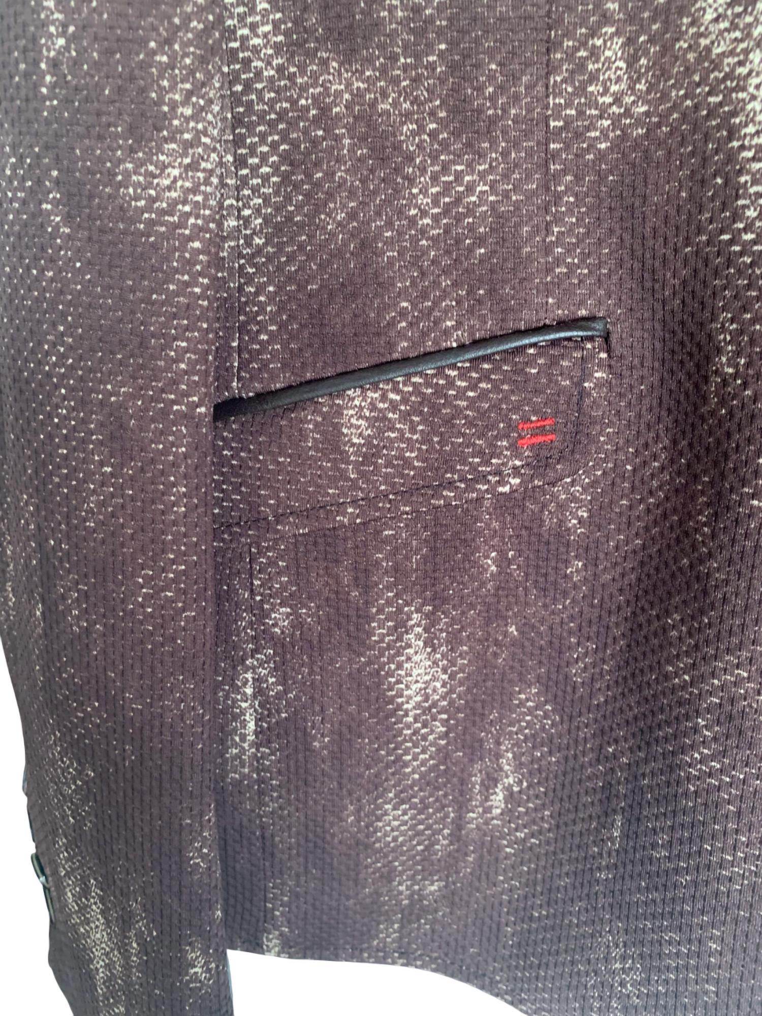 Carlos Amorin - Women Wool & Leather Blazer - Rack Hunt -