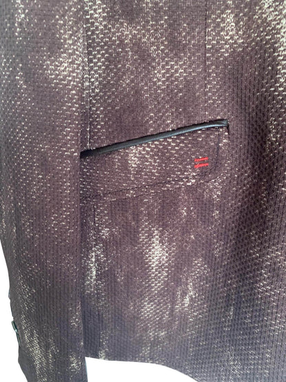 Carlos Amorin - Women Wool & Leather Blazer - Rack Hunt
