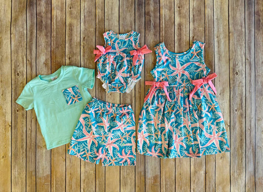 Boy's Tiny Tropics Top And Shorts Set