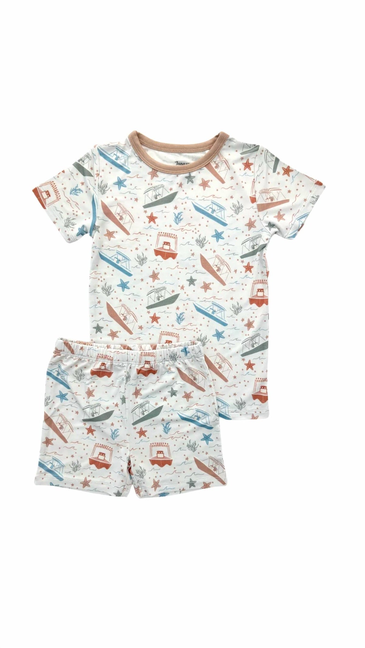 Kids' Short Sleeve Two-piece Pajama Set