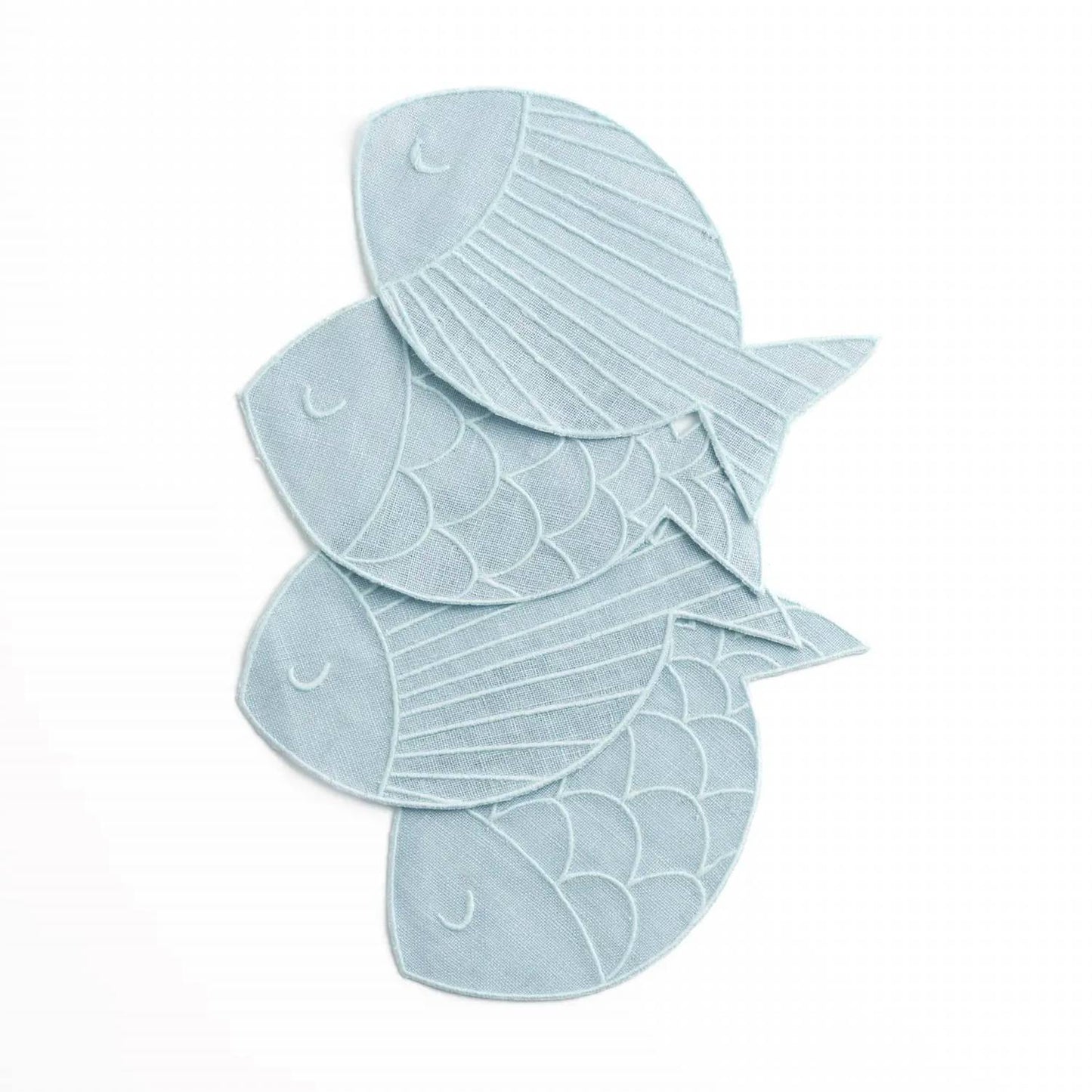 Sardine Cocktail Napkins - Set Of 4