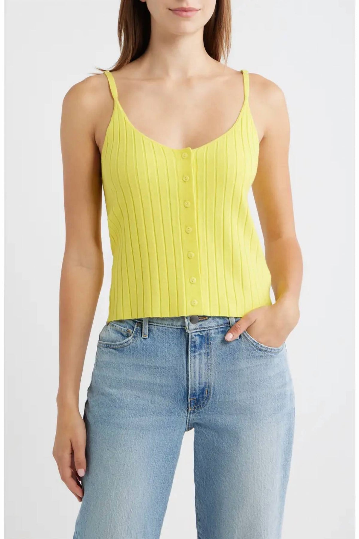 Vieste Rib Knit Tank Top