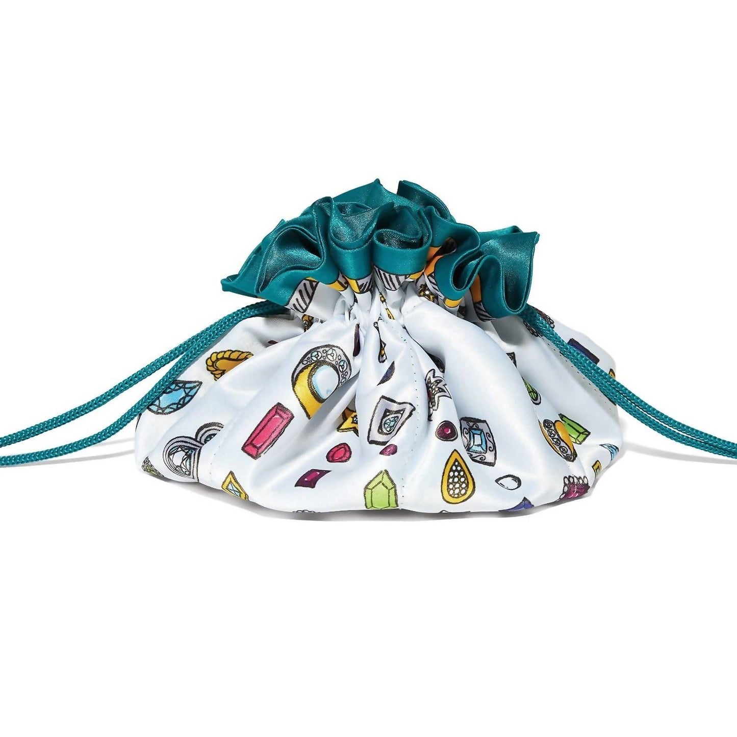 Women's Charmed Love Drawstring Jewelry Pouch