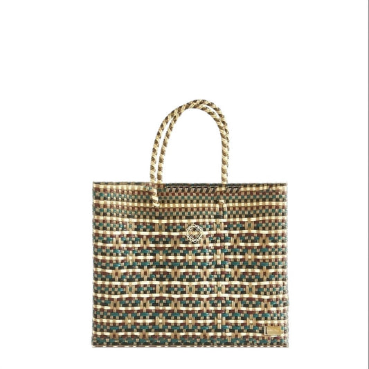 Women's Medium Woven Regular Strap Tote Bag