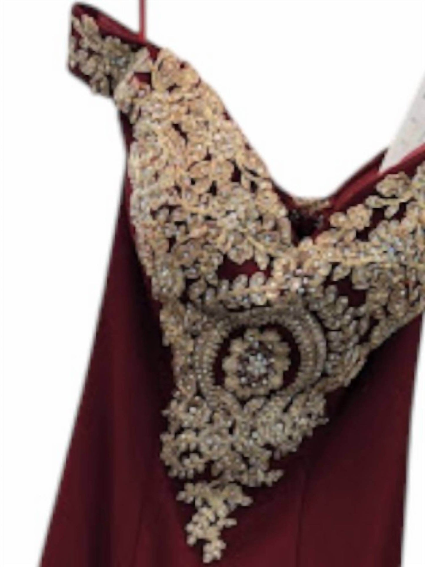 Fiesta Fashion - Women's Off-shoulder Mini Dress With Appliqué - Rack Hunt -