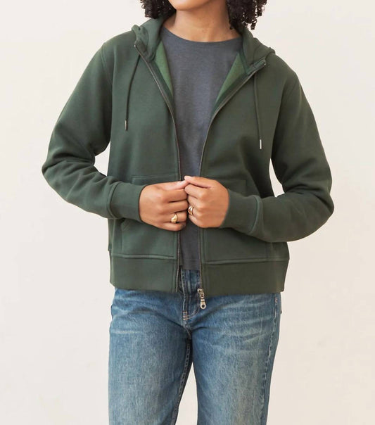 Mason Zip Front Hooded Sweatshirt