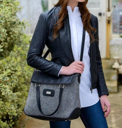 Women's Emily Tweed & Leather Bag