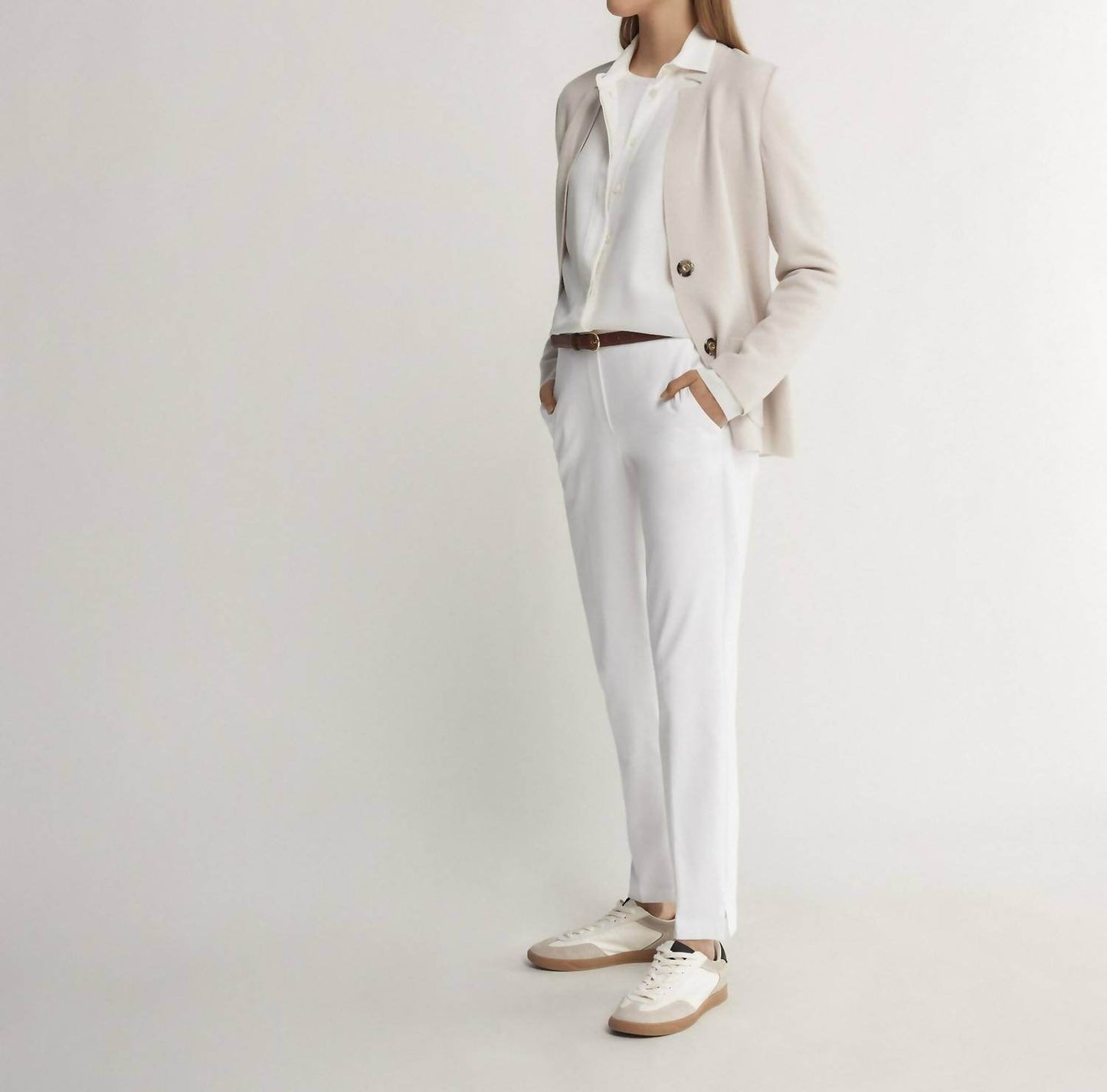 Falconeri - Soft Cotton Cigarette Pants - Rack Hunt -