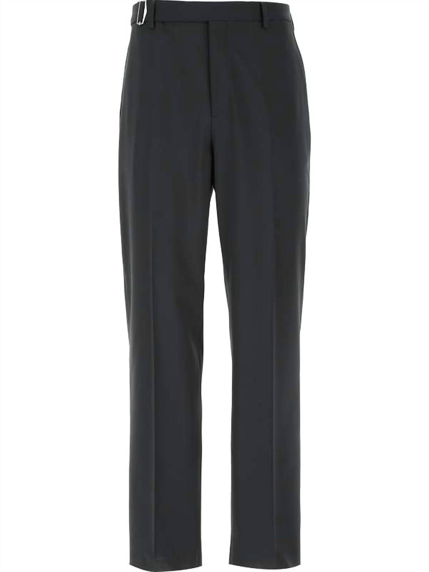 Valentino - Men's Belted Wool Blend Pants - Rack Hunt -