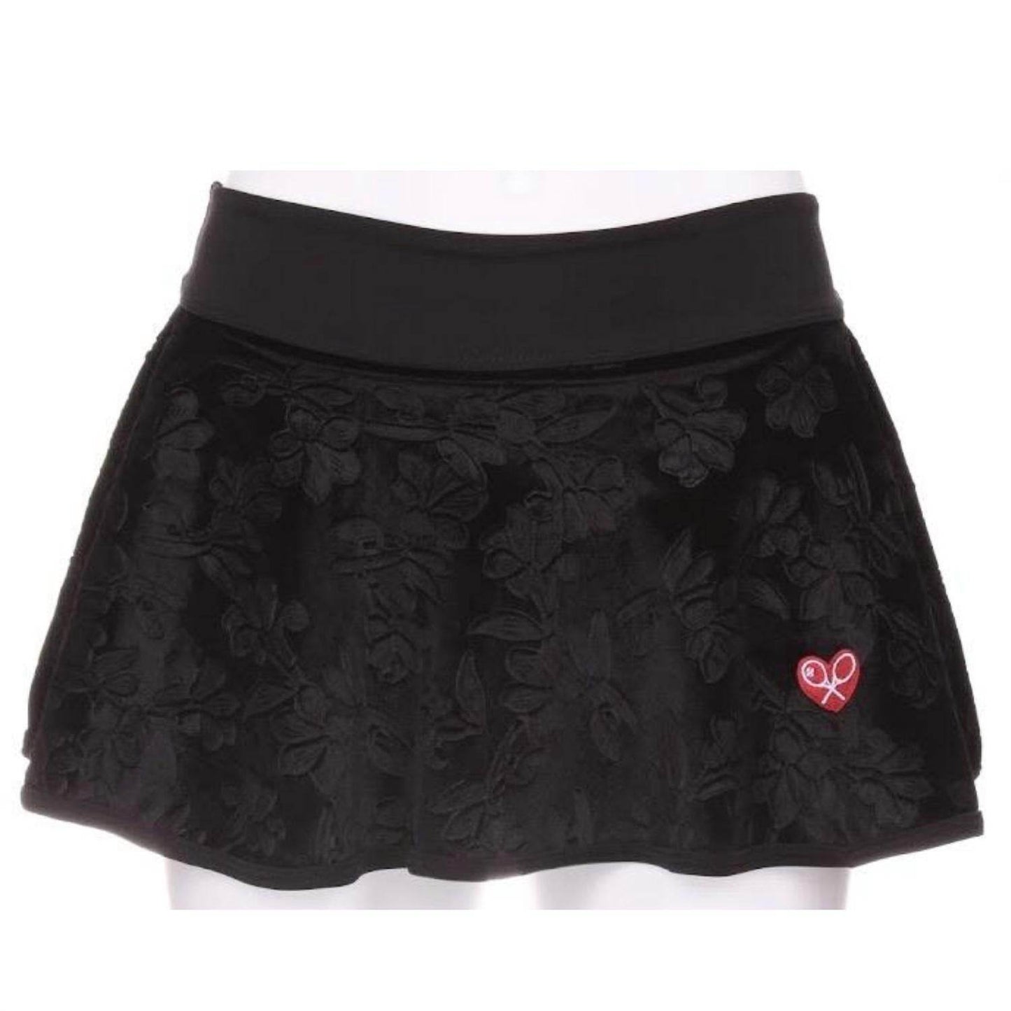 Love Love Tennis - Women's Velvet Love Tennis Skirt - Rack Hunt -