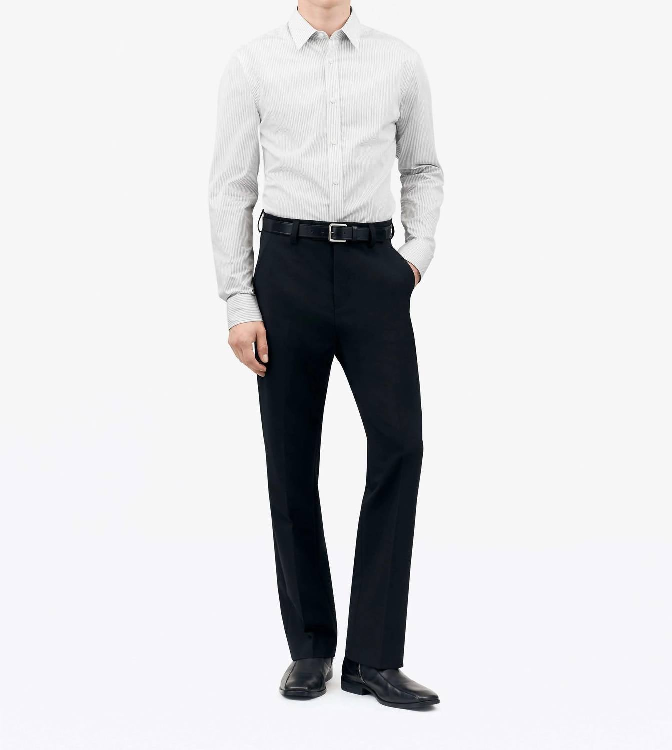 Adley Pinstriped Dress Shirt