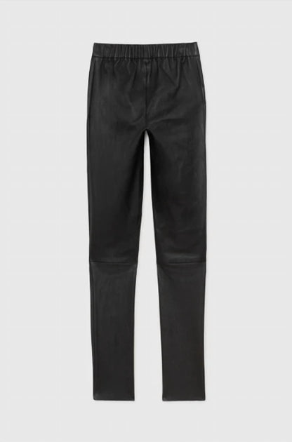 Stretch Leather Leggings