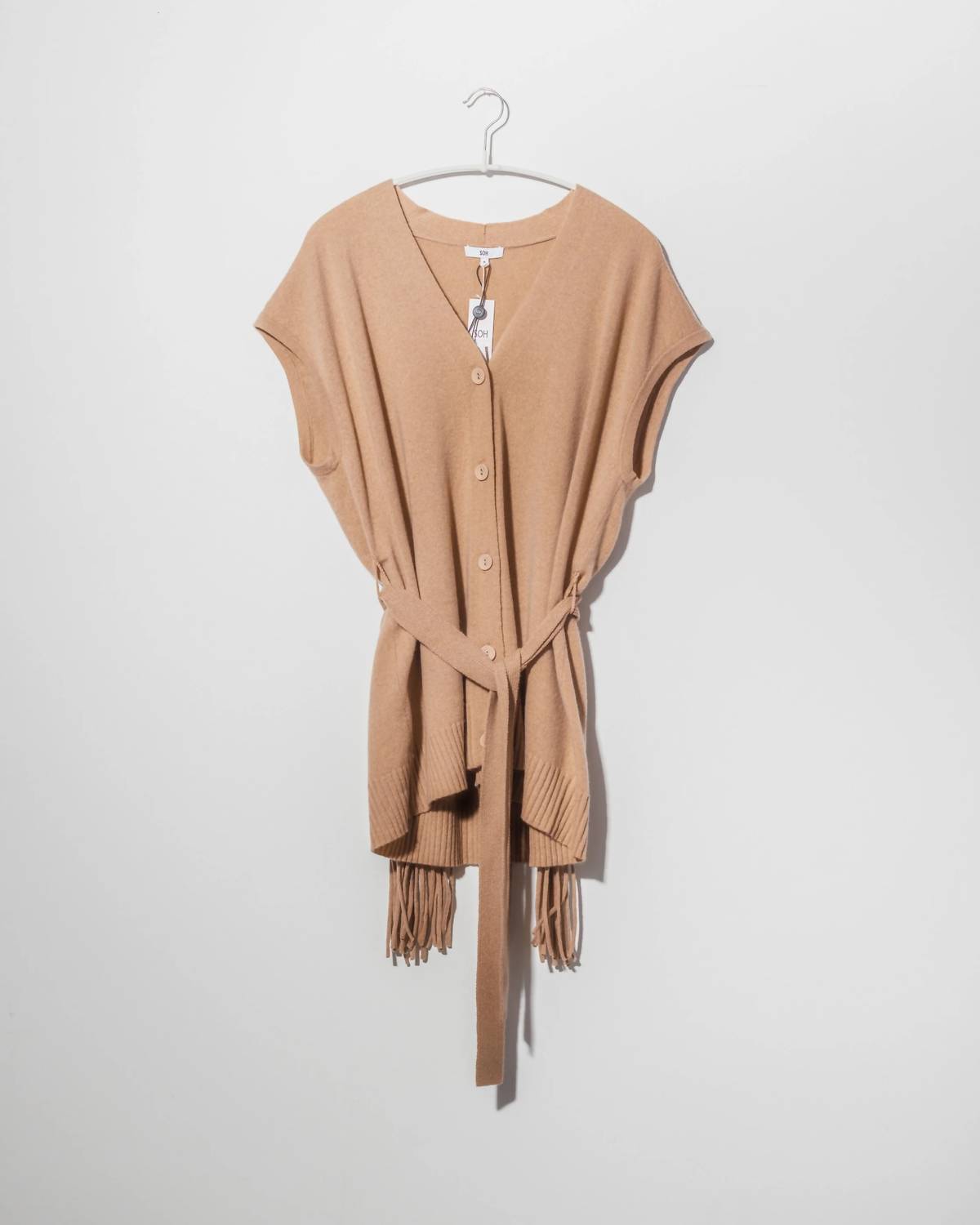 Fringe Vest Cardigan