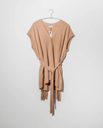 Fringe Vest Cardigan