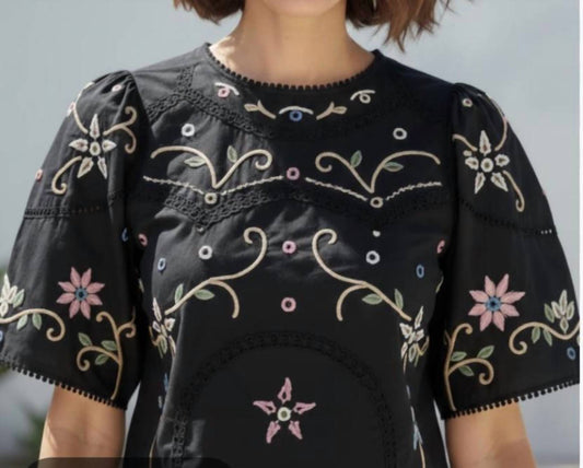 Embroidered Top