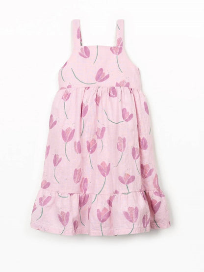 Girls Woven Tulip Dress