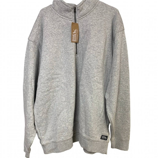 Men's Faux Sherpa Quarter Zip Pullover Sweatshirt - Big And Tall