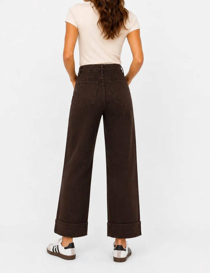 On The Go Cuffed Denim Jeans
