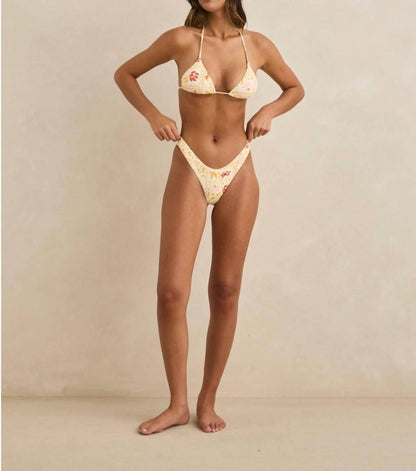 Wildflower Textured Bikini Top