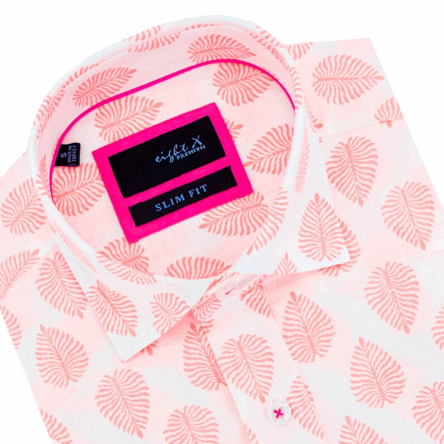 Neon Breeze Linen Short Sleeve Shirt