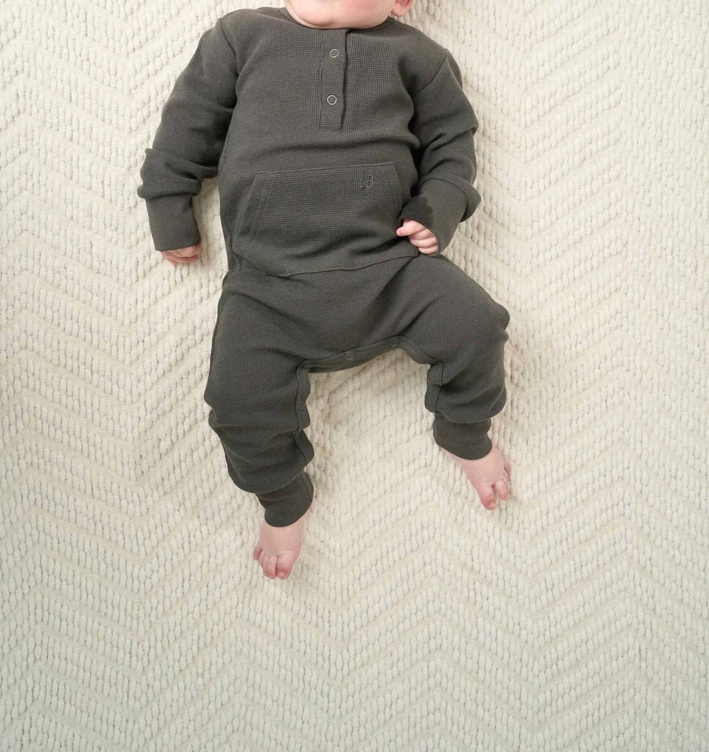 Kids Waffle Romper
