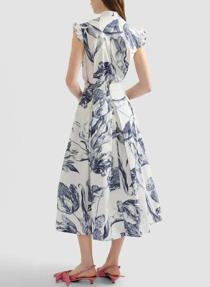 Floral Print Sleeveless Top