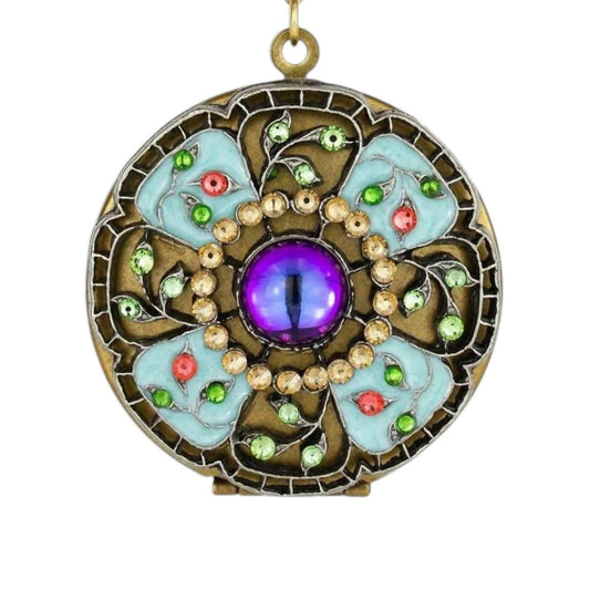 Women's Alexa Crystal Locket Necklace