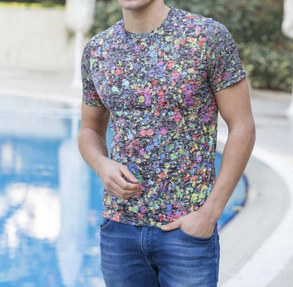 Multi Paint Splash T-shirt