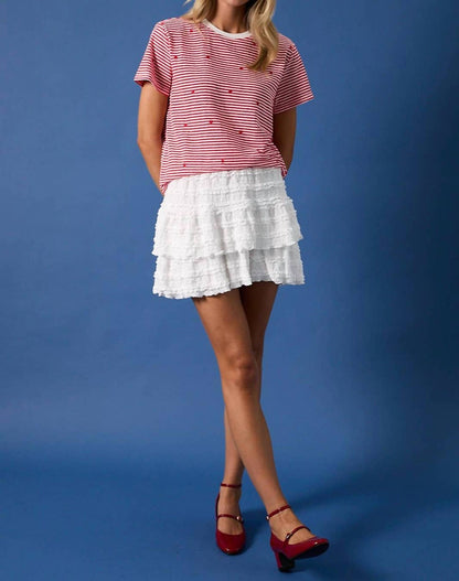 The Eleanor Short Sleeve Top