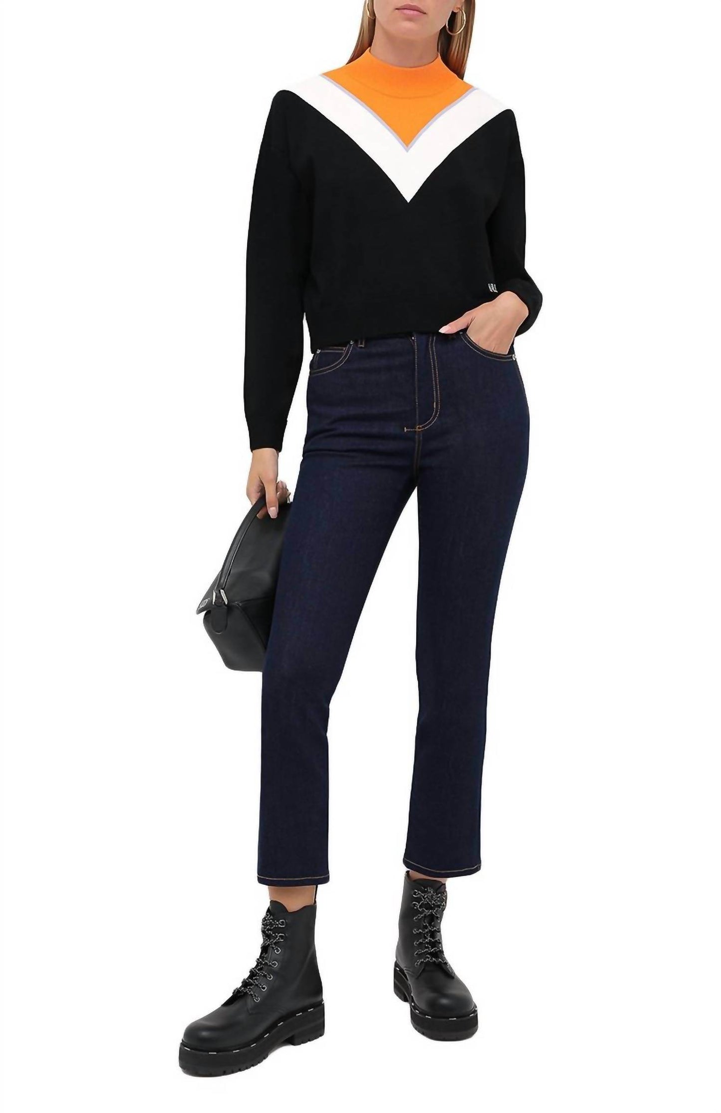 Valentino - Colorblock Viscose Pullover Sweater - Rack Hunt