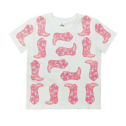 Girls Cowgirl Short Sleeve Shirt