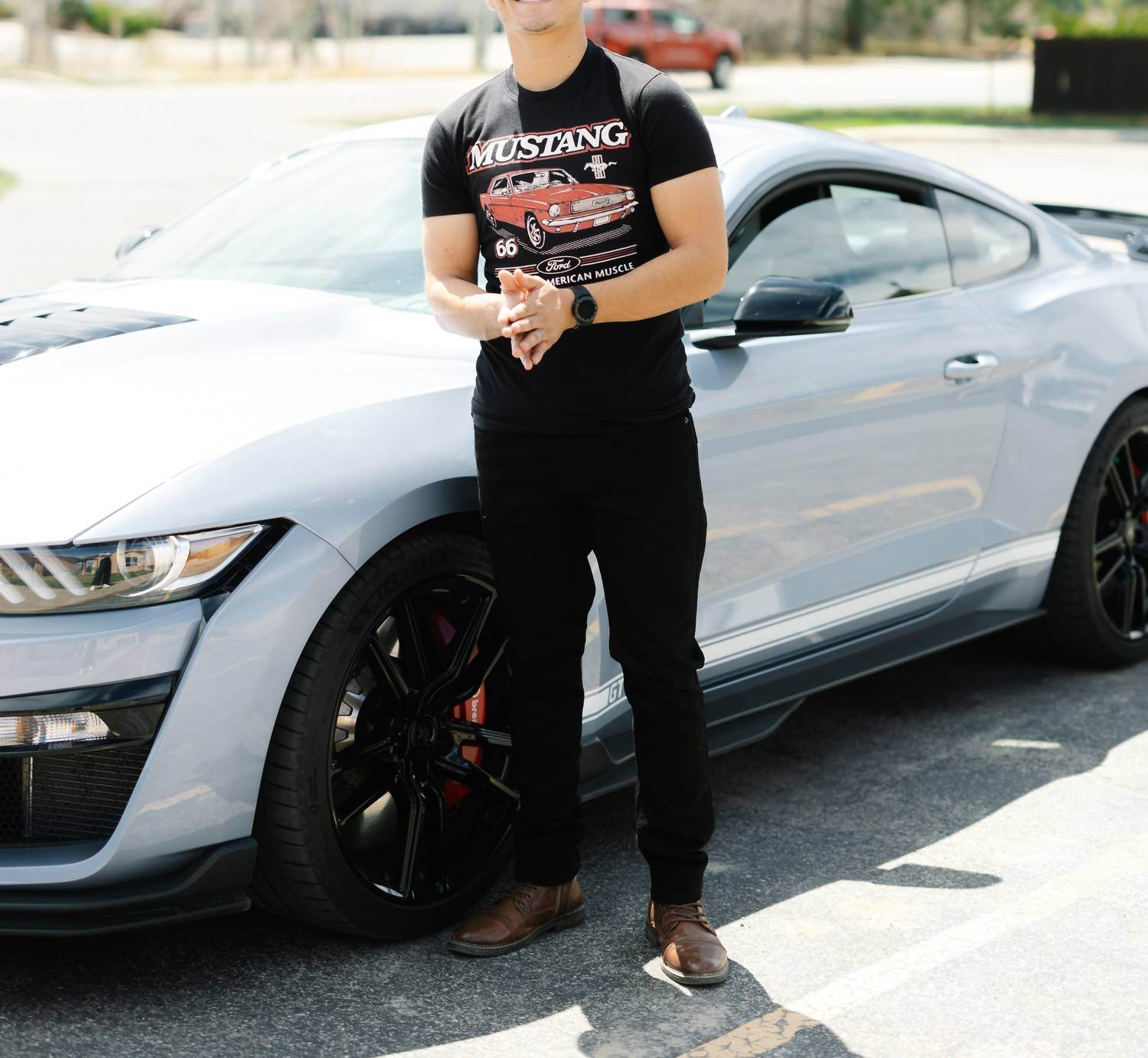 AMERICAN NEEDLE - Men's Ford Mustang Burton Tee - Rack Hunt -