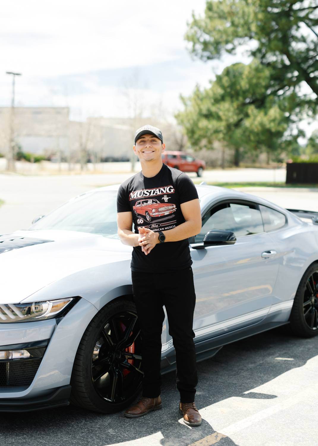 AMERICAN NEEDLE - Men's Ford Mustang Burton Tee - Rack Hunt -