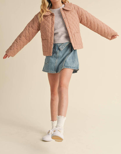 Girl's Drop Shoulder Jacket