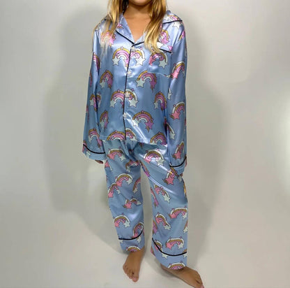 Rainbow & Stars Silky Set