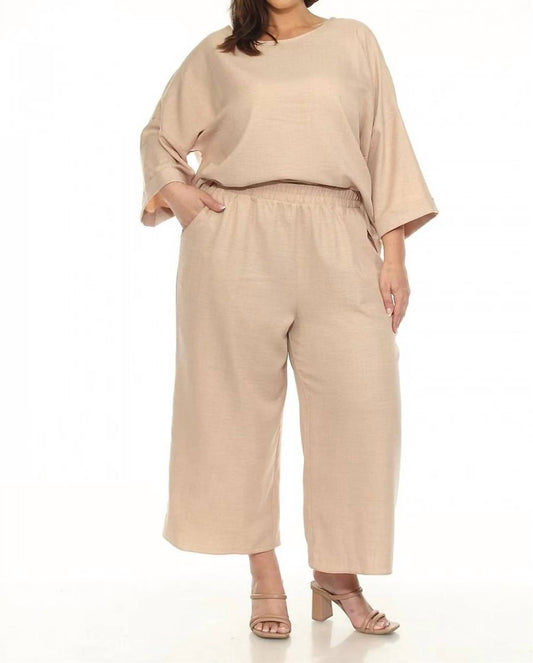 Wide Leg Pant - Plus