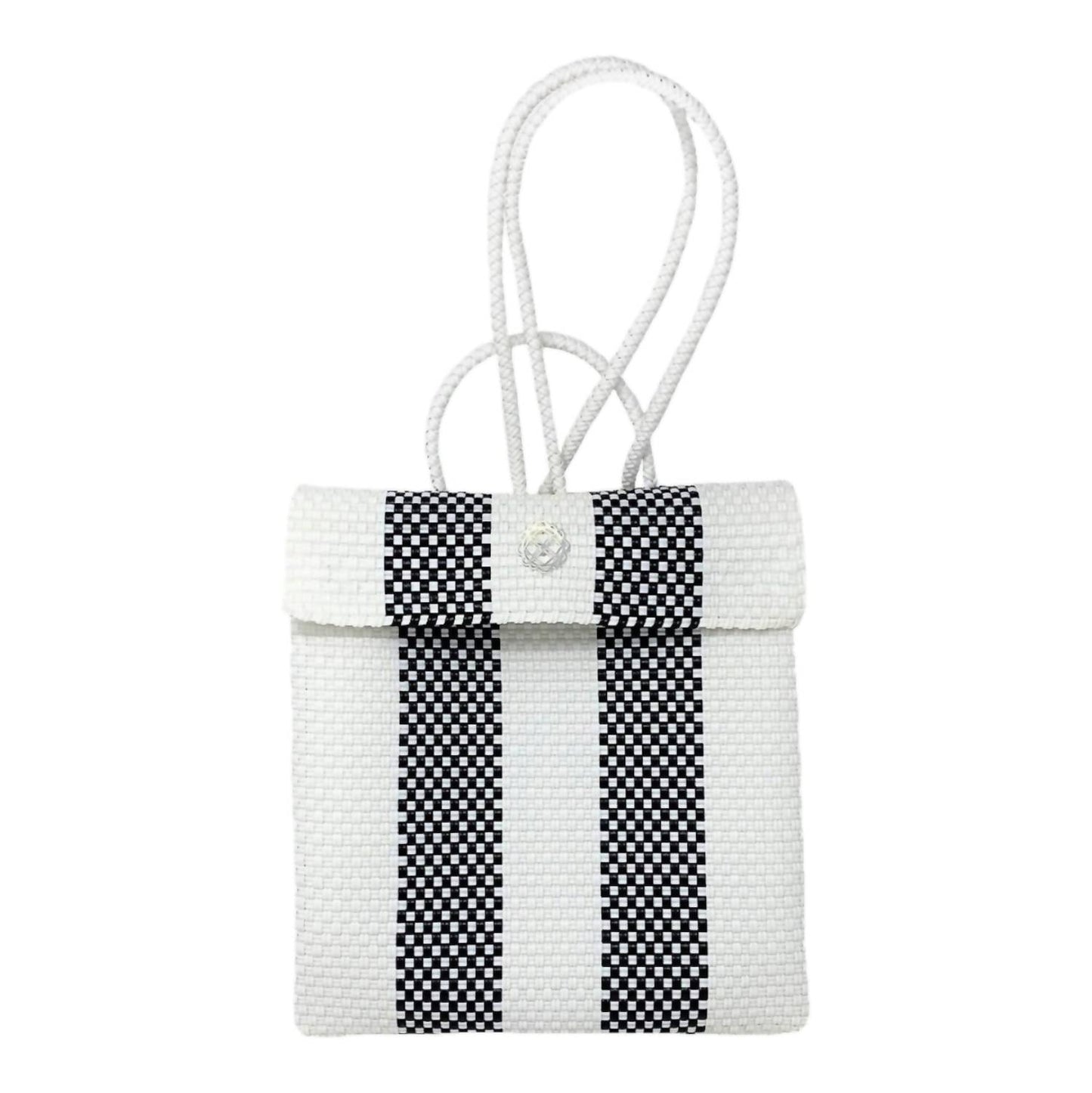 Women's Medium Woven Striped Backpack
