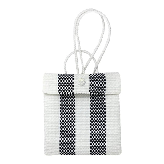 Women's Medium Woven Striped Backpack
