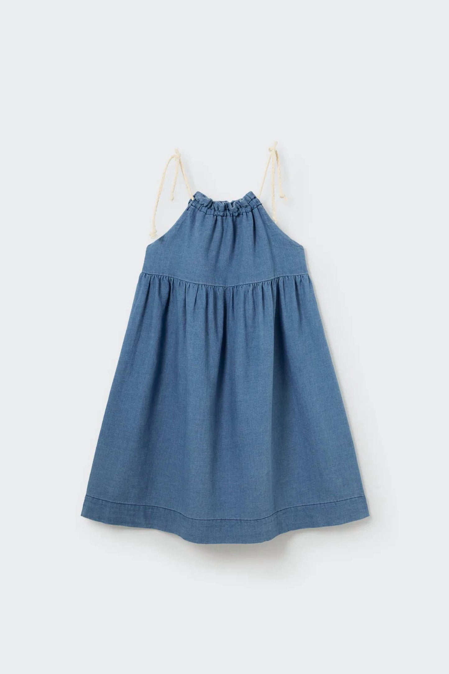 Girl's Twill Denim Dress