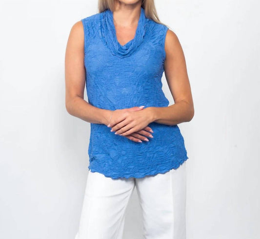 Cowl Neck Sleeveless Top