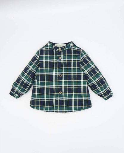 Kid's Checkered Button Down Shirt