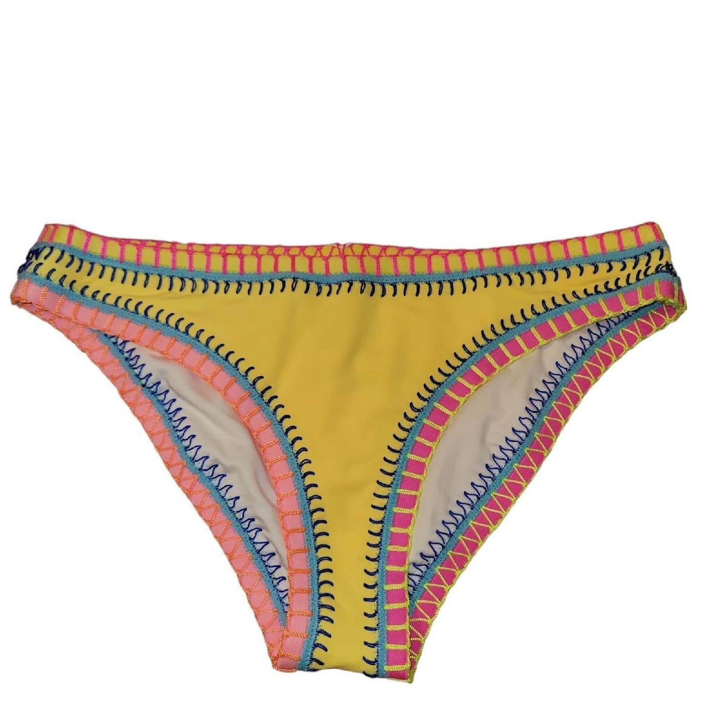 Platinum Swimwear - Stitched Scoop Bikini Bottoms - Rack Hunt