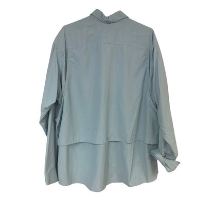 Men's Long Sleeve King Salmon Button Up Shirt