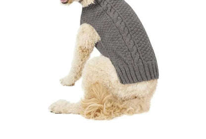 Chilly Dogs - Cable Knit Dog Sweater - Rack Hunt