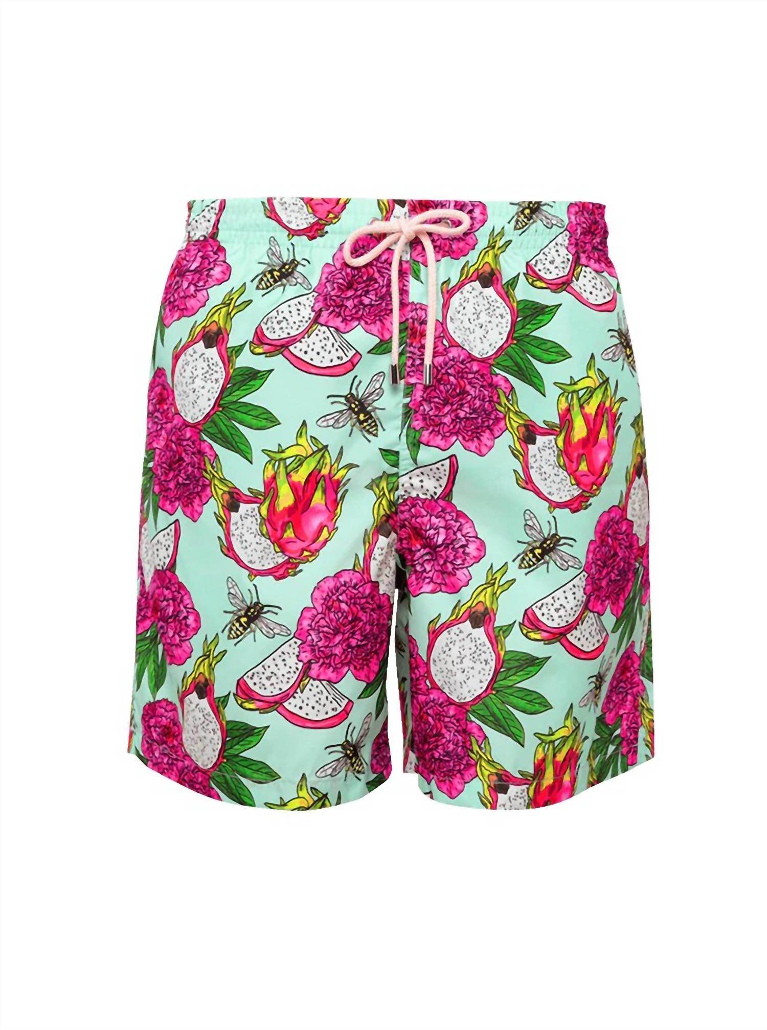 Lia Sahara - Men's Patterned Swim Shorts - Rack Hunt -
