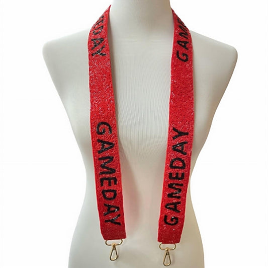 Women's Gameday Beaded Strap Bag