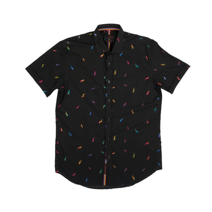 Parrot Punch Foil Short Sleeve Shirt