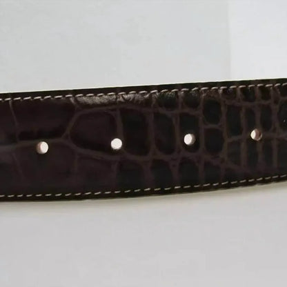 Fresco Golf - Men's Leather Alligator Embossed Belt - Rack Hunt